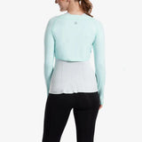Women's Tennis Crop Top-Apparel-BloqUV-mint-1-Tennis Express