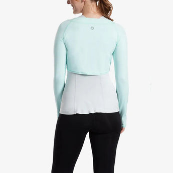 Women's Tennis Crop Top-Apparel-BloqUV-mint-1-Tennis Express