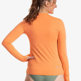 Women's 24/7 Long Sleeve Tennis Crew-Apparel-BloqUV-orang-Tennis Express
