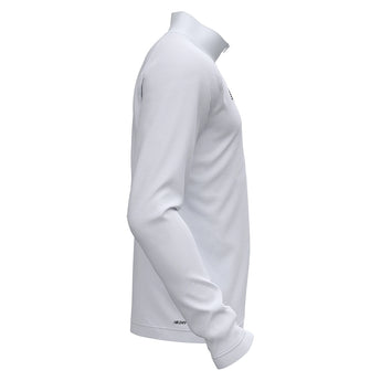 Men's Athletics Half Zip 2.0 White and Team Black,Apparel,New Balance,,,Tennis Express,tmmt748gwt_2