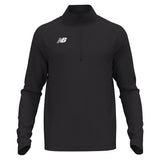 Men's Athletics Half Zip 2.0 Team Black,Apparel,New Balance,Team Black,S,Tennis Express,tmmt748tbk_1