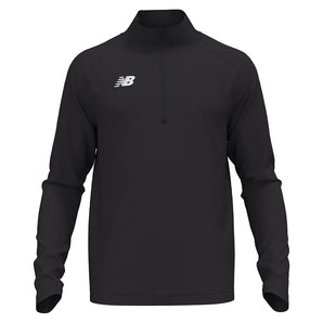 Men's Athletics Half Zip 2.0 Team Black,Apparel,New Balance,Team Black,S,Tennis Express,tmmt748tbk_1