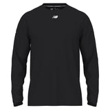 Men's Activate Long Sleeve Tech Shirt Team Black,Apparel,New Balance,Team Black,S,Tennis Express,tmmt771tbk_1
