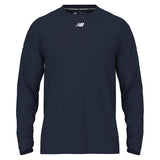 Men's Activate Long Sleeve Tech Shirt Team Navy,Apparel,New Balance,Team Navy,S,Tennis Express,tmmt771tnv_1