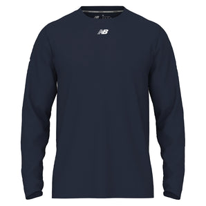 Men's Activate Long Sleeve Tech Shirt Team Navy,Apparel,New Balance,Team Navy,S,Tennis Express,tmmt771tnv_1