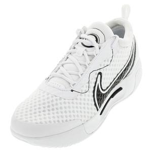 NikeCourt Men`s Zoom Pro Tennis Shoes White and Black