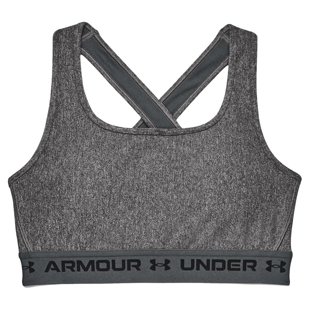 Under Armour Women`s Armour Mid Crossback Heather Sports Bra