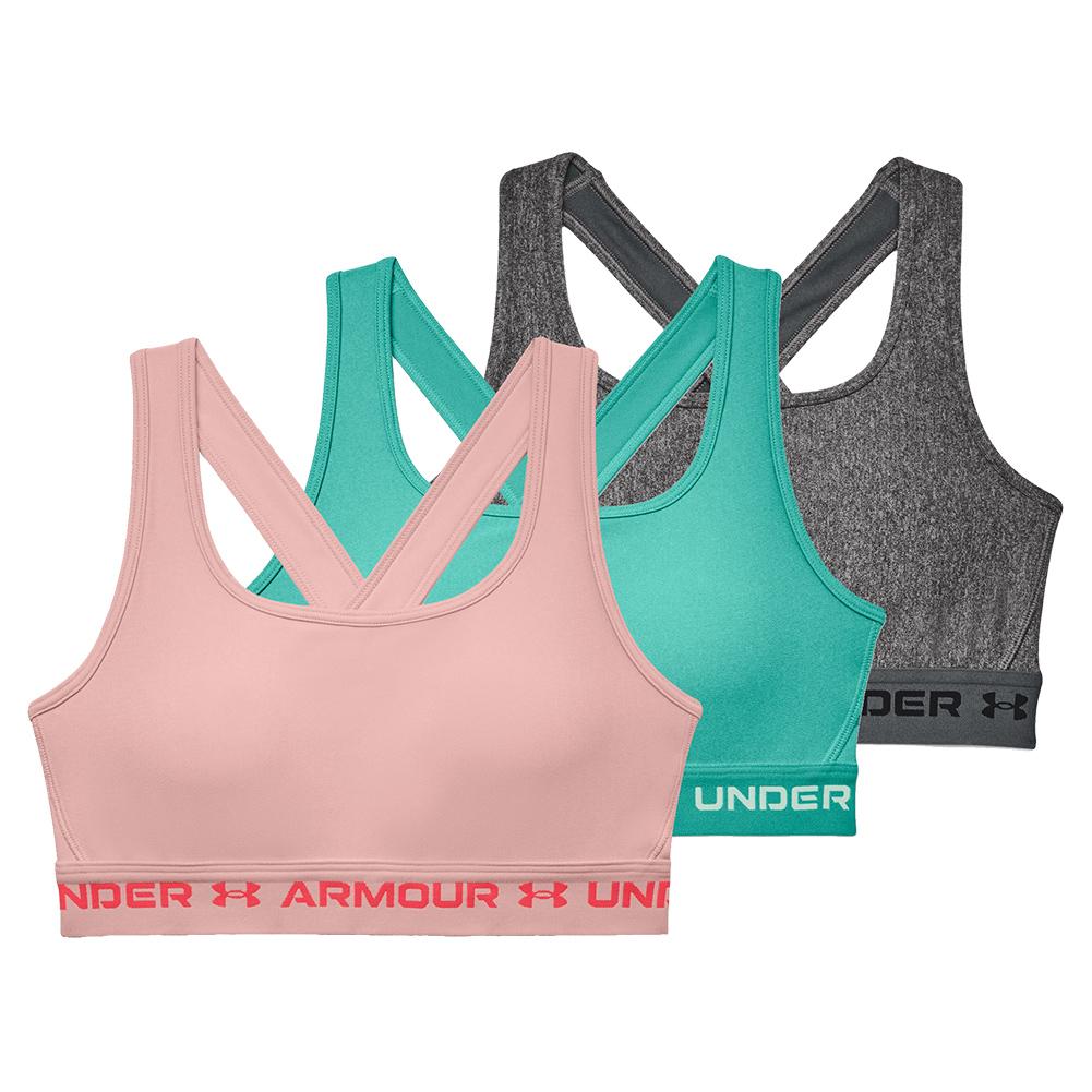 Under Armour Women`s Armour Mid Crossback Heather Sports Bra