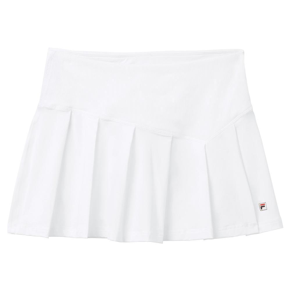 FILA Women`s Baseline 13.5 Inch Pleated Tennis Skort