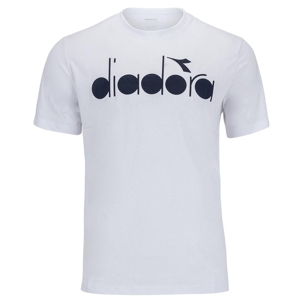 Diadora Men`s Diadora Club Short Sleeve Tennis T-Shirt