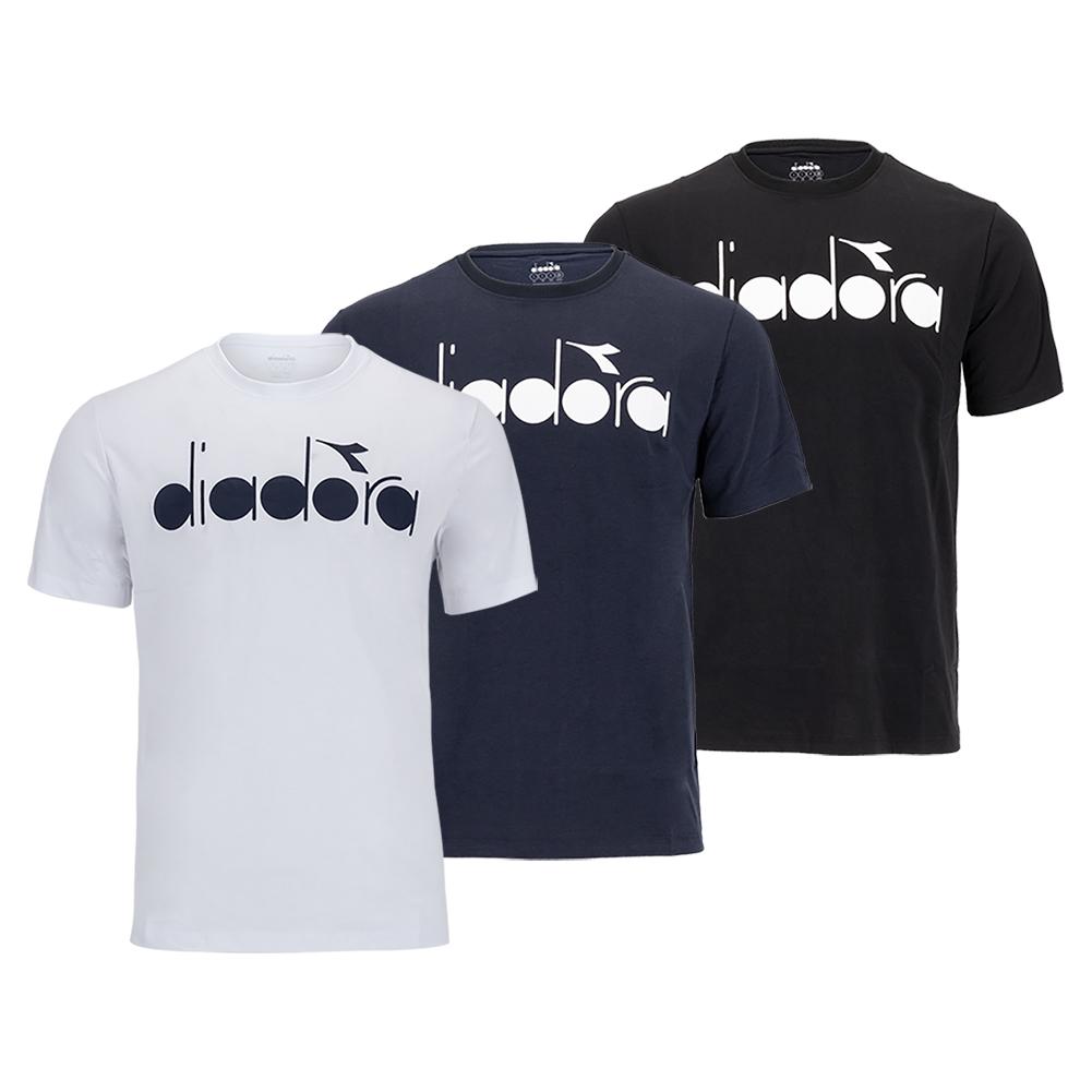 Diadora Men`s Diadora Club Short Sleeve Tennis T-Shirt