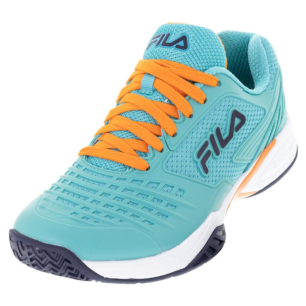 FILA Women`s Axilus 2 Energized Tennis Shoes Ceramic and Vibrant Orange