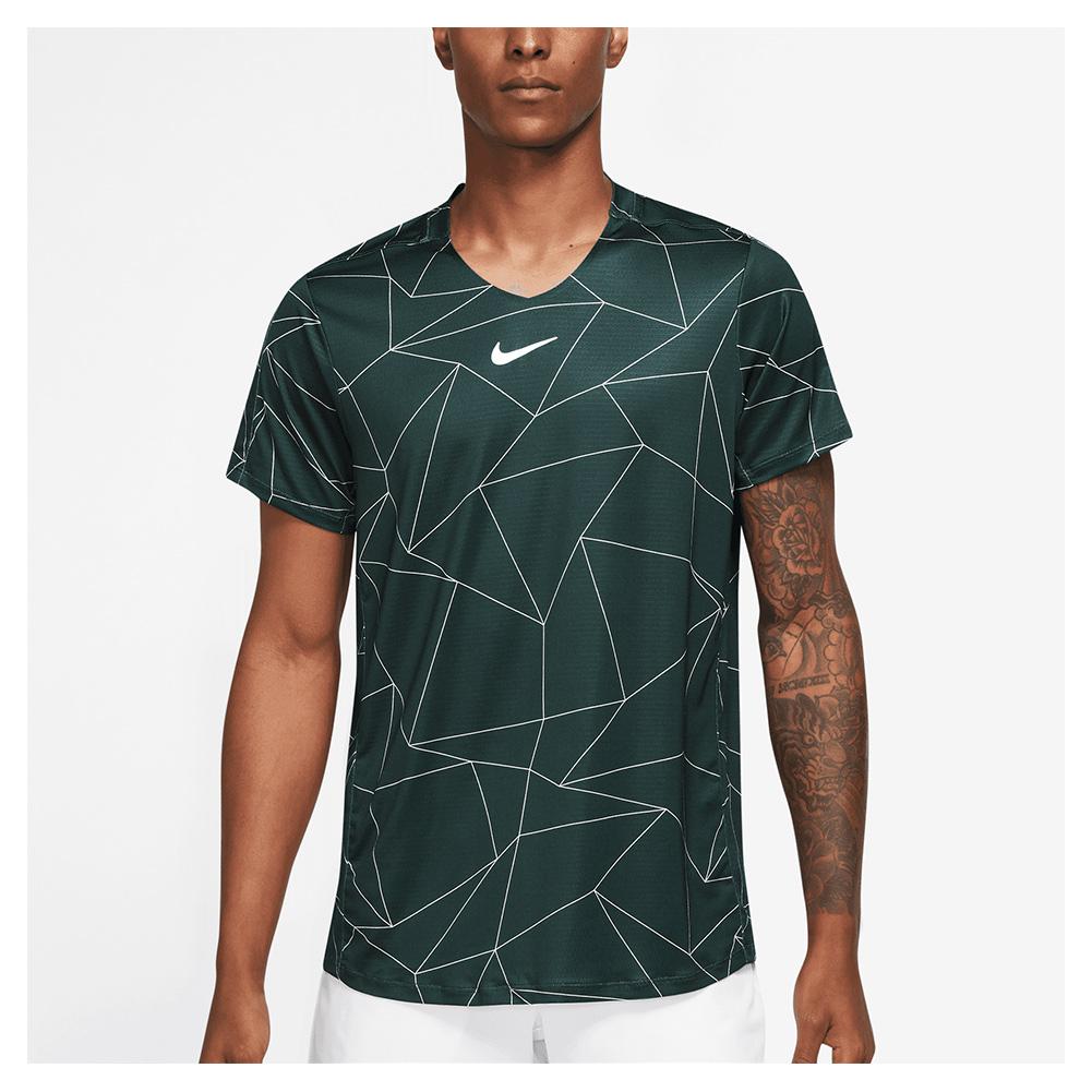 Nike Men`s Court Dri-FIT Breathe Advantage Print Tennis Top