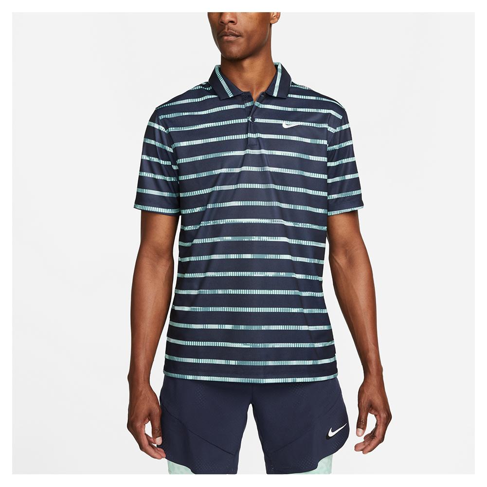 Nike Men`s Court Dri-FIT Victory Print Tennis Polo