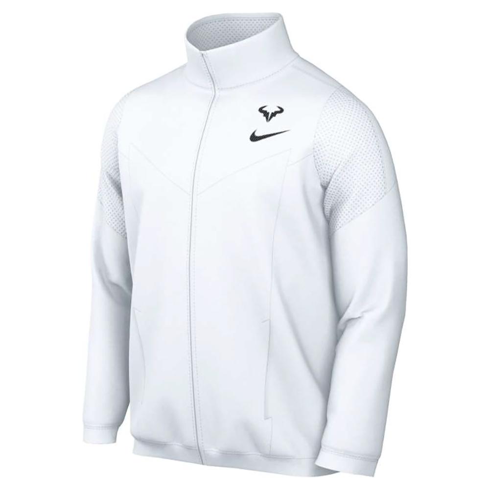 Nike Men`s Rafa Court Tennis Jacket White