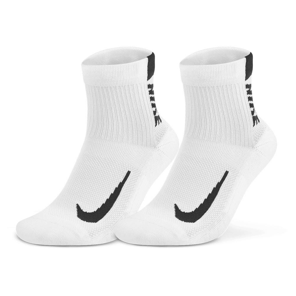 Nike Multiplier Ankle Running Socks (2 Pair)