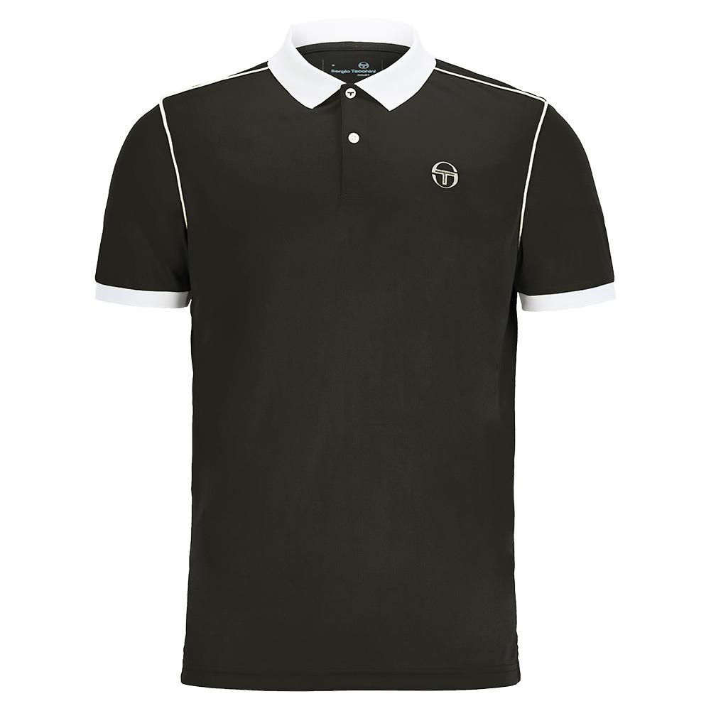 Sergio Tacchini Men`s TCP Short Sleeve Tennis Polo