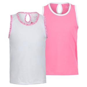 Girls` Keyhole Tennis Tank