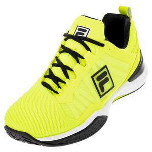 Men`s Speedserve Energized Tennis Shoes Safety Yellow and Black