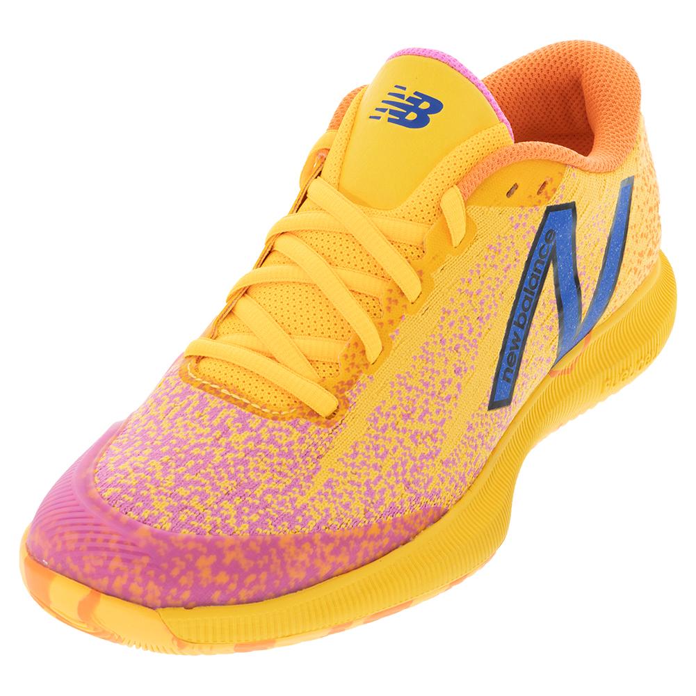 New Balance Women`s FuelCell 996v4.5 B Width Tennis Shoes Vibrant Apricot  and Orange
