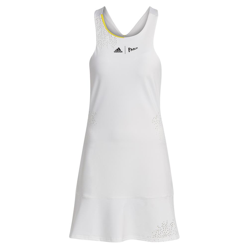 Adidas Women`s London Y-Back Tennis Dress in White