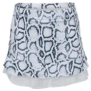 Girls` UV Colors Ruffle Tennis Skort Cobra