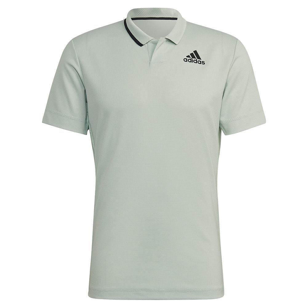 Adidas Men`s US Series Freelift Tennis Polo Linen Green