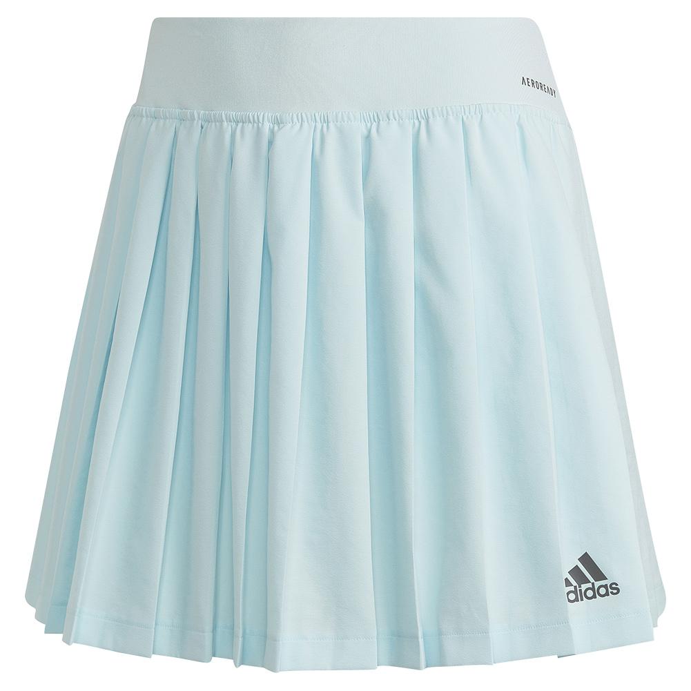 ADIDAS Women`s Club Pleated 14.5 Inch Tennis Skort Almost Blue