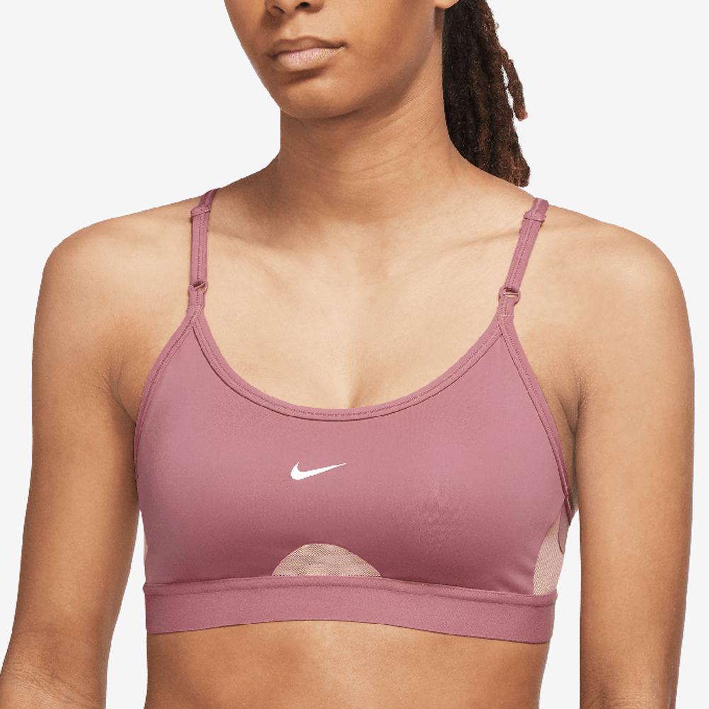 Nike Women`s Dri-FIT Indy Light-Support Padded U-Neck Sports Bra