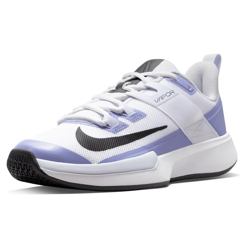 NikeCourt Women`s Vapor Lite Tennis Shoes Light Thistle and Black