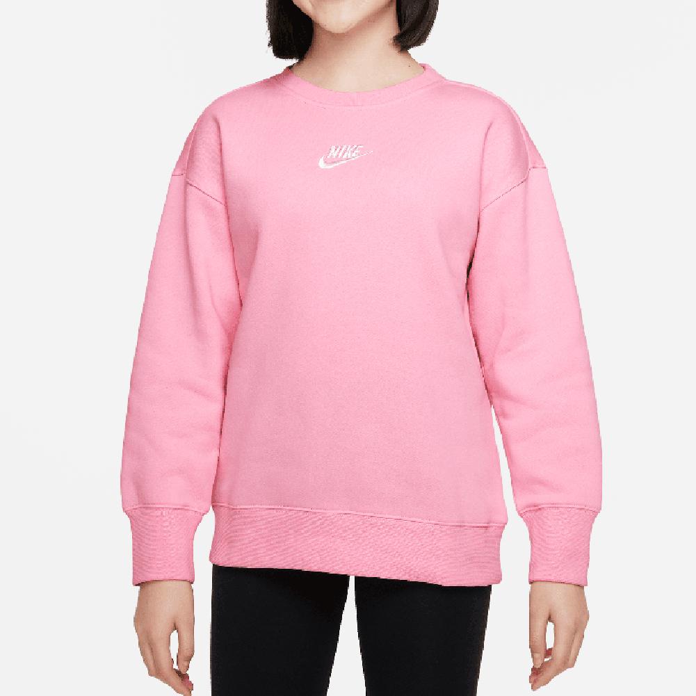 Nike Girls` Sportswear Club Fleece Crew Sweatshirt