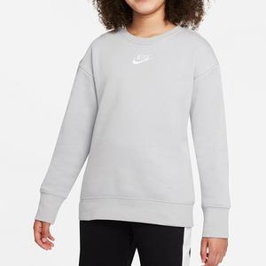 Girls` Sportswear Club Fleece Crew Sweatshirt