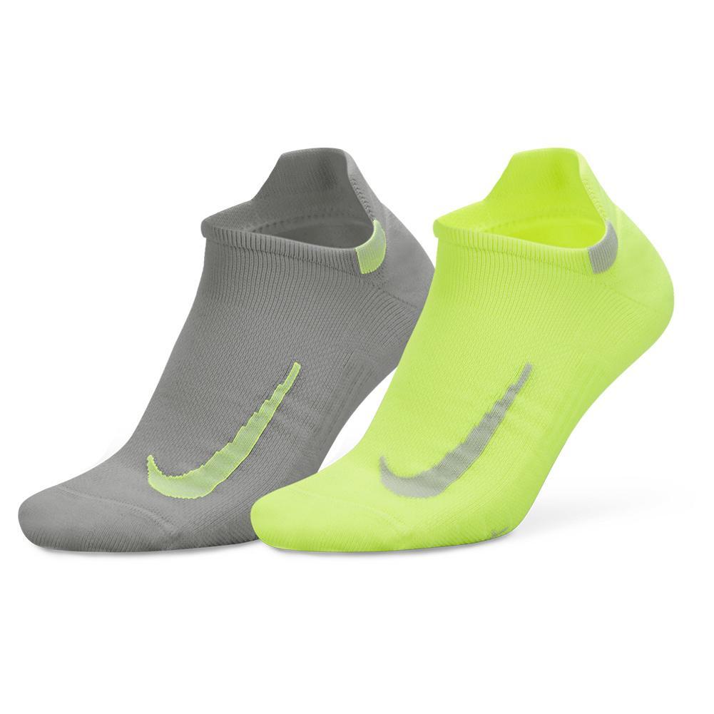 Nike Multiplier Running No-Show Socks (2 Pairs)