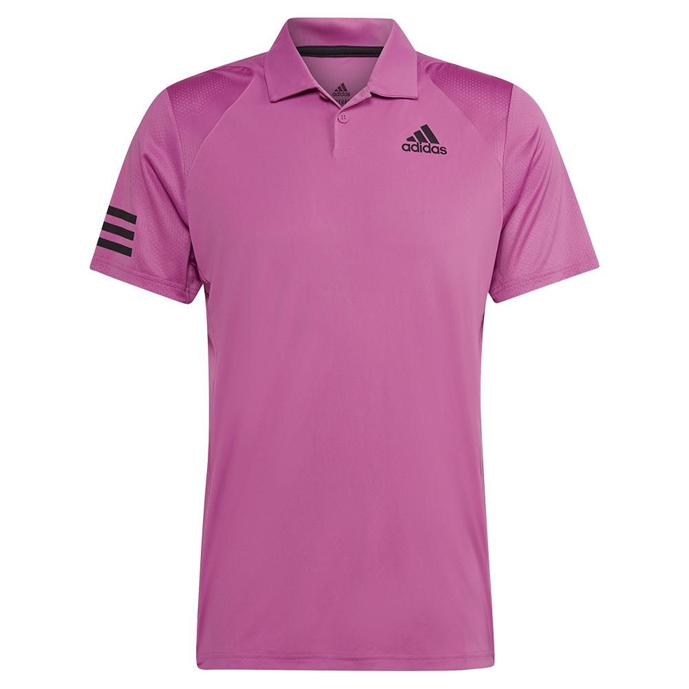 Adidas Men`s Club 3-Stripe Tennis Polo Semi Pulse Lilac