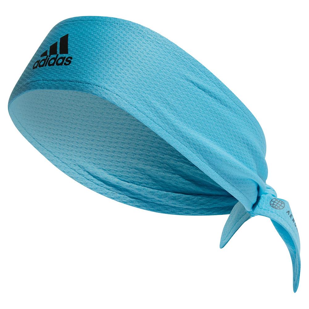 Adidas Primeblue AEROREADY Tennis Tieband Bright Cyan and Black