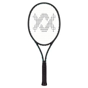 Team Speed Prestrung Tennis Racquet Black and Turquoise
