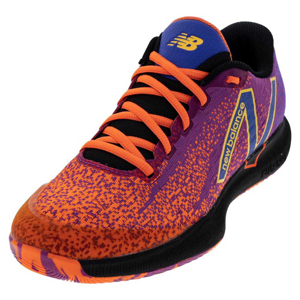New Balance Men`s FuelCell 996v4.5 2E Width Tennis Shoes Magenta Pop and  Vibrant Orange