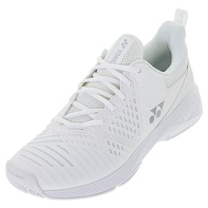 Women`s Sonicage 3 Tennis Shoes White and Silver