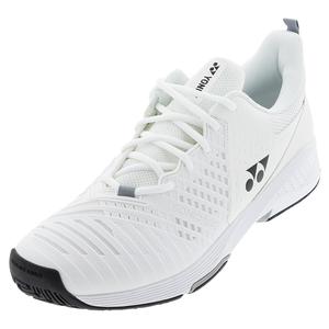 Unisex Sonicage 3 Wide Tennis Shoes White and Black