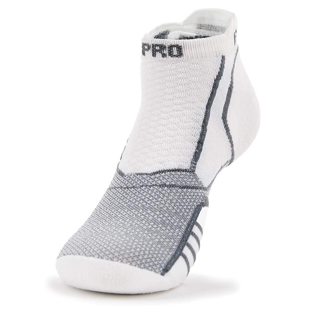 Thorlo PROLITE Ultra-Light Cushion No Show Tab Rocket Grip Tennis Socks Grey