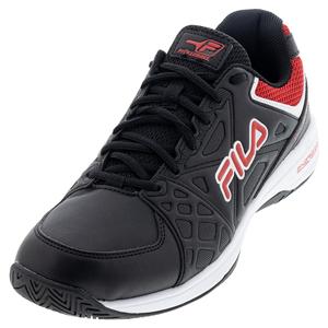 Men`s Double Bounce 3 Pickleball Shoes Black and White