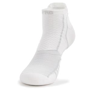 PROLITE Ultra-Light Cushion No Show Tab Rocket Grip Tennis Socks White