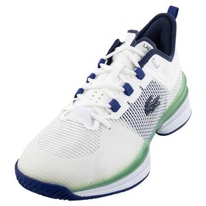 Lacoste Men`s AG-LT Ultra Tennis Shoes White and Green