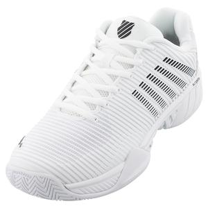 Men`s Hypercourt Express 2 Clay Tennis Shoes White and Black