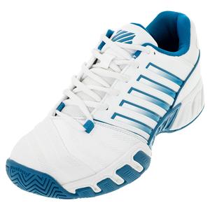 Men`s Bigshot Light 4 Tennis Shoes Brilliant White and Celestial