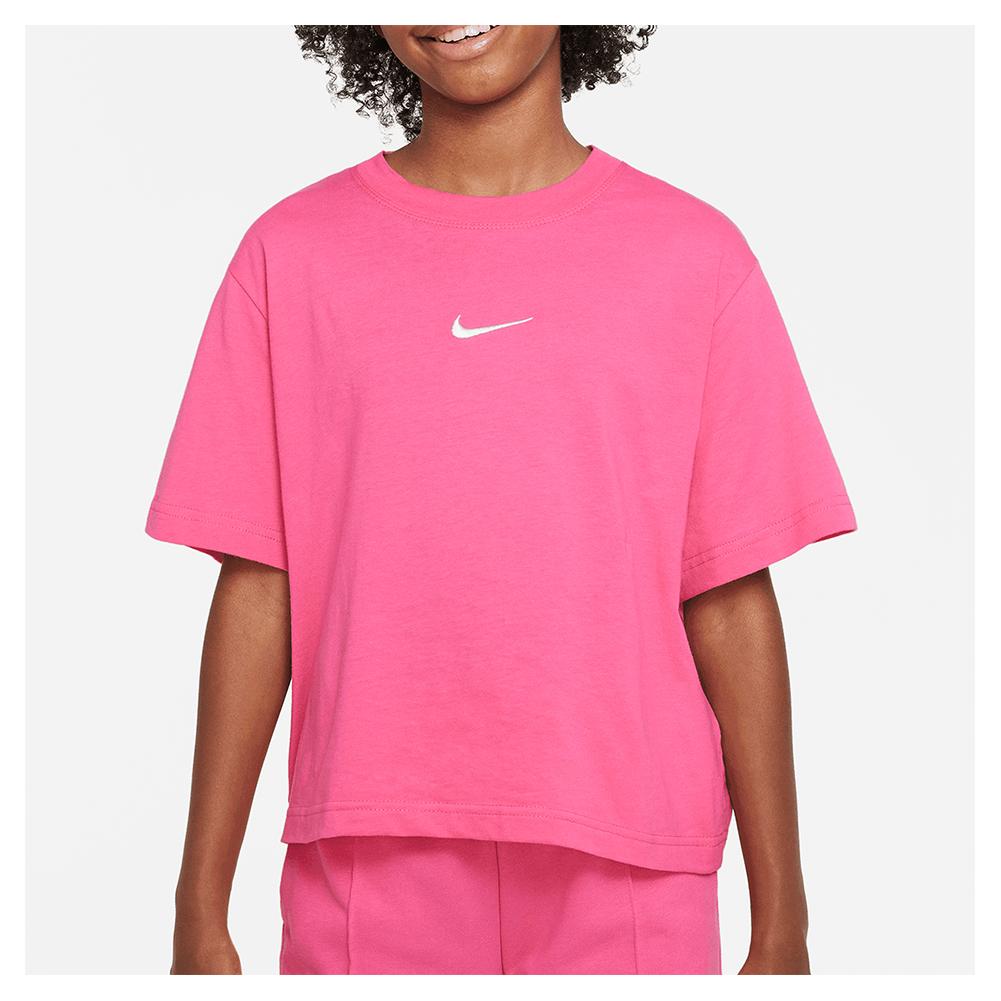 Nike Girls` Sportswear T-Shirt Pinksicle