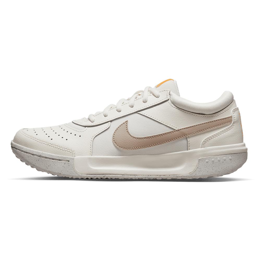 NikeCourt Women`s Zoom Lite 3 Tennis Shoes Sail and Sanddrift