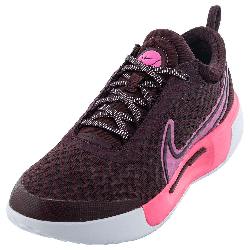 NikeCourt Women`s Zoom Pro Premium Tennis Shoes Burgundy Crush and Pinksicle