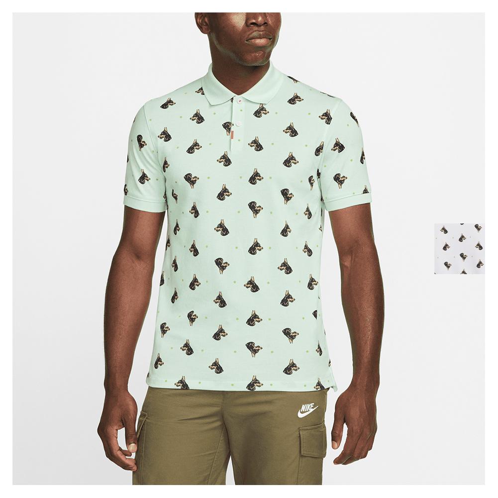 Nike Men`s Printed Slim-Fit Tennis Polo