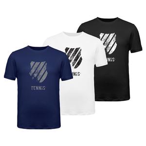Men`s Distressed Logo Tennis Tee